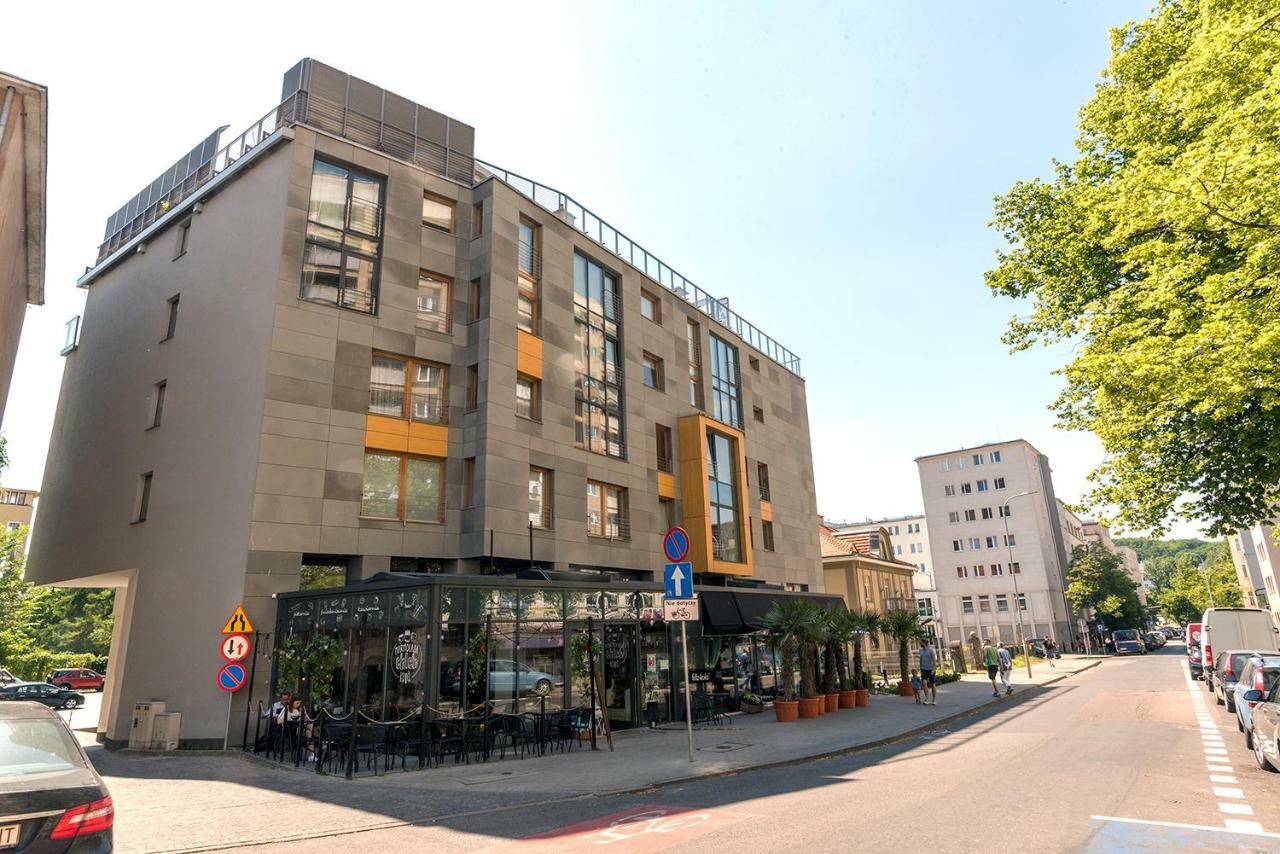 Blue Apartment In Vibrant Heart Of Gdynia Zewnętrze zdjęcie